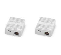 2X di Rete Gigabit A 2 Porte, RJ45, Splitter di Rete, Adattatore Selettor4543