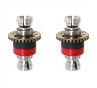 2X Differenziale in metallo per 1/18 /Grom/ GROM 1/14 Mini /GROM RC Car Upgrade Parts Accessories Red