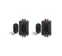 2X Dimmer per Strisce LED Monocolore da 8 A, 12 V, 24 V CC, Regolatore di Luminosità del Segnale PWM A 1 Canale con Telecomando A 3 Tasti
