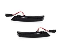 2x Dinamica Lampada Specchietto Laterale Per Caravan Per La Città Per Il Paese Indicatore Di Direzione Per Chrysler Per Grand Per Voyager Lampade Posizione lampada di ripetizione laterale(Black Lens)