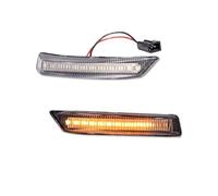 2x Dinamica Lampada Specchietto Laterale Per Caravan Per La Città Per Il Paese Indicatore Di Direzione Per Chrysler Per Grand Per Voyager Lampade Posizione lampada di ripetizione laterale(Clear Lens)