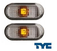 2X Direzione Freccia Indicatore Laterale Grigio Fumo VW Bora Golf T5 Passat
