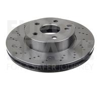 2x Dischi Freno Anteriore Ø295 MM Ventilato Oliato per Mercedes S204