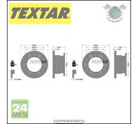 2x Dischi freno Textar Posteriore per IVECO DAILY III