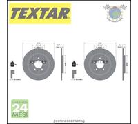 2x Dischi freno Textar PRO Posteriore per HYUNDAI i40 #ex