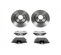 Vaico Kit freni V10-5816 dischi e pastiglie posteriori per VW Golf IV/Bora/Seat Leon/Toledo