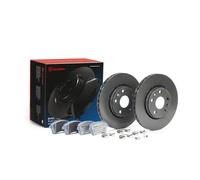 2x Dischi + pastiglie ventilazione interna KT 08 033 BREMBO per RENAULT