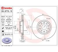 2x Dischi + pastiglie ventilazione interna KT 08 054 BREMBO