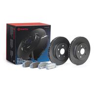 2x Dischi + pastiglie ventilazione interna KT 08 065 BREMBO per TOYOTA PRIUS PHV