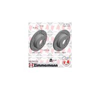 2x Disco Ø300mm Ventilazione Interna Fessurati per BMW 3er Touring 320d 318d