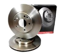 2x Disco freno Frontale d. veicolo ventilato 221 446 HART