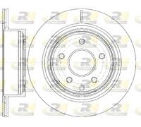 2x Disco Freno Ø291.8mm Posteriore Ventilato per Nissan Qashqai + 2 I 2.0 1.6