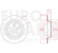2X Disco Freno Ø316Mm Voll Per Ford S-Max 2.0 EcoBlue 1.5 EcoBoost Galaxy