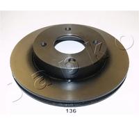 2x Disco freno 60136 JAPKO per NISSAN ALMERA I Hatchback ALMERA I