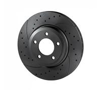 2x Disco freno Assale anteriore forato RT 21357-GL T5 ROTINGER per AUDI A6 C7