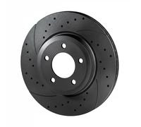 Rotinger Disco frenante sportivo in grafite Anteriore 2 pezzi per Audi A4 A5 Q7