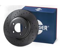 2x Disco freno Assale anteriore forato RT 21788-GL T5 ROTINGER per PEUGEOT DS