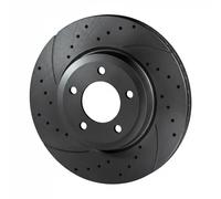 Rotinger Disco freno anteriore Ø345 mm forato ventilato 2x Adatto per Audi A6 Allroad 4GH 4GJ 3.0