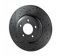 2x Disco freno Assale anteriore forato RT 2496-GL T5 ROTINGER per BMW 5