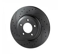 2x Disco freno Assale anteriore forato RT 2956-GL T5 ROTINGER per BMW X5 X3