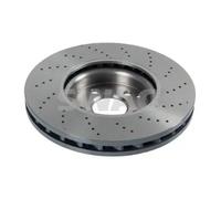 2x Disco freno Assale anteriore perforato/ventilazione interna 10 10 7500 SWAG