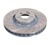 2x Disco freno Assale anteriore perforato/ventilazione interna 10 94 4030 SWAG