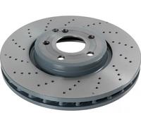 2x FEBI BILSTEIN Disco freno Anteriore Ø322mm Spessore: 32mm Cerchio foro-Ø: 112mm perforato/ventilazione interna 107500 Compatibilità con MERCEDES-BENZ CLS C218 CLS Shooting Brake X218