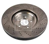 2x Disco freno Assale anteriore perforato/ventilazione interna 171485