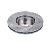 2x Disco freno Assale anteriore perforato/ventilazione interna 22683