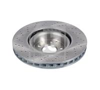 2x Disco freno Assale anteriore perforato/ventilazione interna 26407