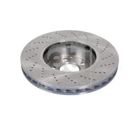 2x Disco freno Assale anteriore perforato/ventilazione interna 30553