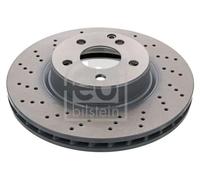 2x FEBI BILSTEIN 43989 Disco freno Anteriore adatto per MERCEDES-BENZ SL (R230)