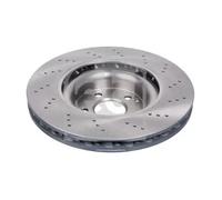 2x Disco freno Assale anteriore perforato/ventilazione interna 44008