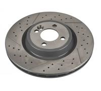 2x Disco freno Assale anteriore perforato/ventilazione interna ADB114317