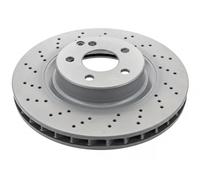 Blue Print Disco freno ADU174315 Anteriore Ø330 mm Forato, ventilazione interna Mercedes E‑Class
