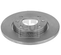 2x Disco freno Assale anteriore pieno 11105 FEBI BILSTEIN per PEUGEOT CITROËN