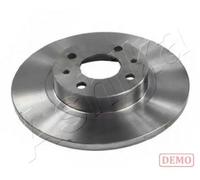 2x Disco freno Assale anteriore pieno 60-00-0225C ASHIKA