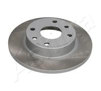 2x Disco freno Assale anteriore pieno 60-09-999C ASHIKA per ISUZU PIAZZA GEMINI