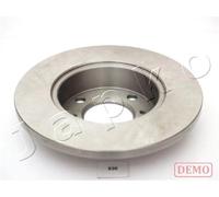 2x Disco freno Assale anteriore pieno 60538C JAPKO per PROTON MITSUBISHI