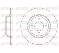 2x Disco freno Assale anteriore pieno 6287.00 REMSA per AUDI 80 B4 Tre volumi