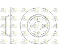 2x Disco freno Assale anteriore pieno 6287.00 ROADHOUSE per AUDI 80 B4 Avant