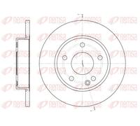 Remsa Disco freno 6526.00 Ø260 mm anteriore pieno 2 pezzi per Mercedes‑Benz Classe A