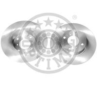 2x Disco freno Assale anteriore pieno BS-6350C OPTIMAL per SUZUKI OPEL