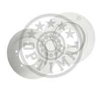 2x Disco freno Assale anteriore pieno BS-9435C OPTIMAL per SUZUKI