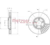 METZGER 6110642 Disco freno