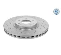 2x Disco freno Assale anteriore ventilato 083 521 0006/PD MEYLE