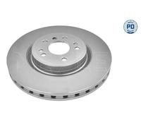 2x Disco freno Assale anteriore ventilato 083 521 0026/PD MEYLE