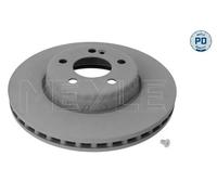 2x Disco freno Assale anteriore ventilato 083 521 1000/PD MEYLE