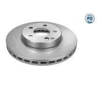 2x Disco freno Assale anteriore ventilato 083 521 2051/PD MEYLE