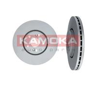 2x Disco freno Assale anteriore ventilato 1031018 KAMOKA per RENAULT LAGUNA II